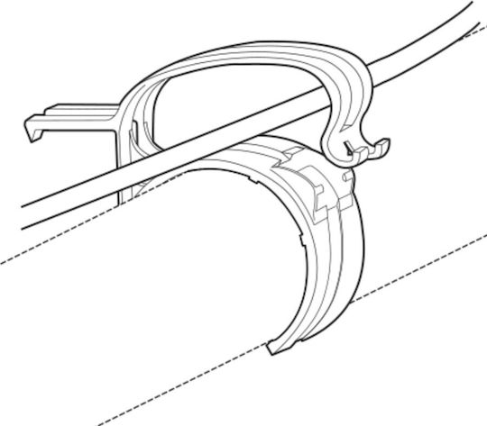 Plastik Clip Truss Unterstützung Kabel
