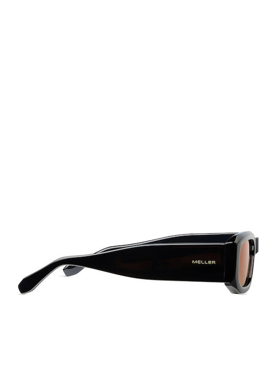Meller Kira Men's Sunglasses with Black Horn-Rimmed Frame