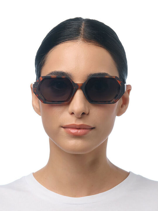 Okkia Andrea Sunglasses Brown with Frame Okkia Andrea Sunglasses Brown with Frame