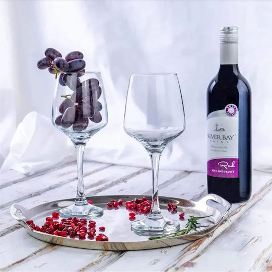 Set Pahare Pentru Vin Alb și Vin Roșu Din Sticlă Pahare Cu Picior 310ml 6 Bucăți