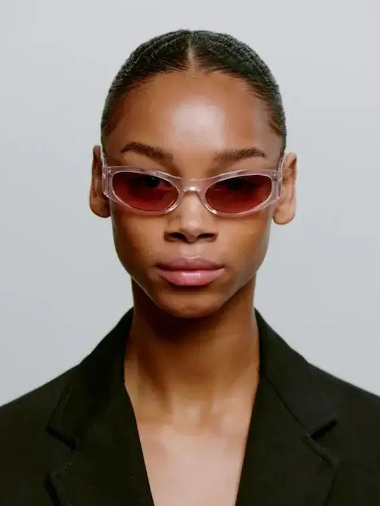 A.Kjaerbede Unisex Sunglasses with Pink Frame and Pink Lenses KL2405-010