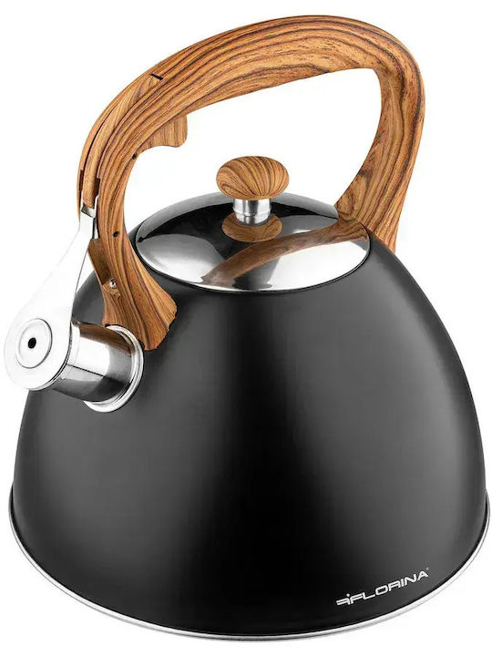Florina Кетъл Неръждаем Черен 2500ml