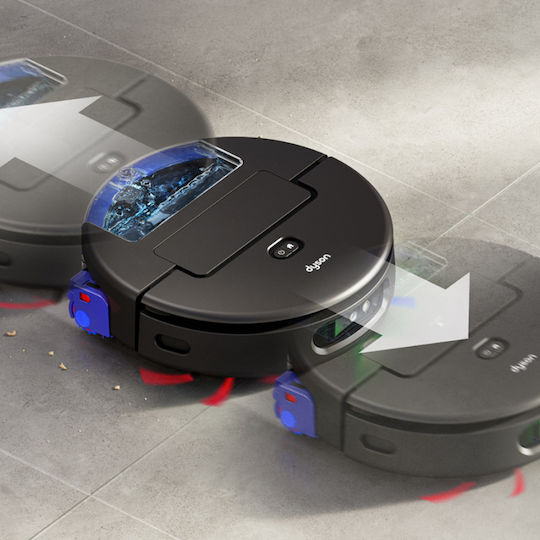 Dyson Spot+Scrub Ai Robot Vacuum Cleaner with Laser Mapping & 18000Pa Suction Power Black