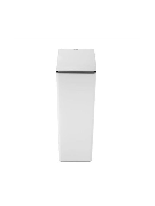 Eko Plastic Waste Bin with Photocell White 40lt