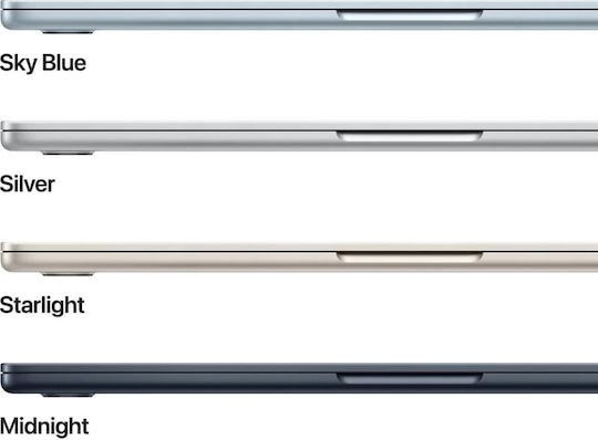 Apple MacBook Air 13.6" IPS Retina Display (M4-10-Core/24GB/512GB SSD/10-Core GPU) with 35W Charger (Dual Port) Silver (Greek Keyboard)
