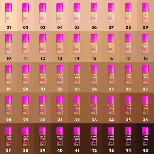NYX Professional Makeup Make'Em Wonder Liquid Foundation 11 Classic Ivory 30ml