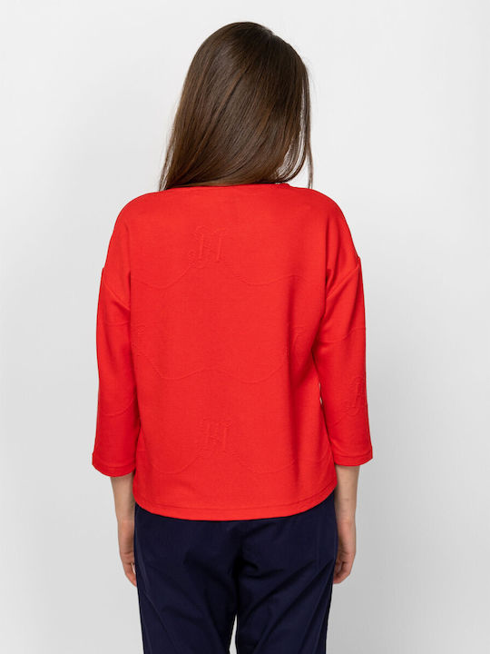 Damen Bluse Rot