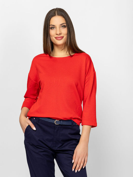 Damen Bluse Rot