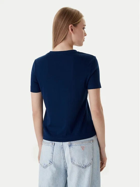 Guess T-Shirt Μπλε