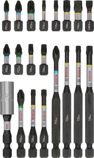 Bosch Professional Bit Set 2608521u74 20 Pieces