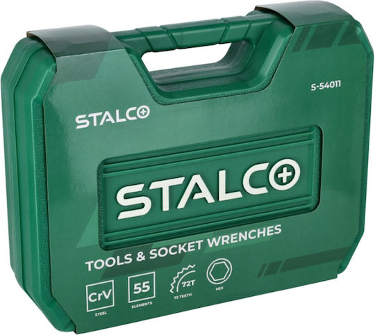 Stalco Καστάνια με Καρυδάκια 1\2" & 1\4" 55τμχ
