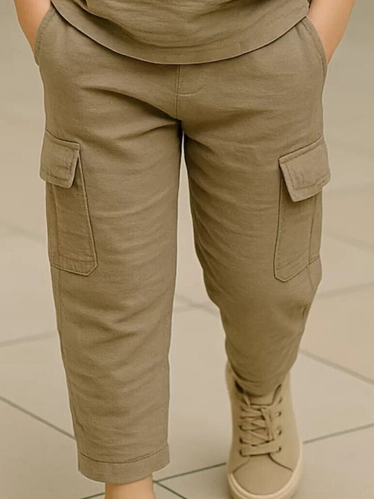 Sommer Kinderbekleidungsset 2 Stück Beige