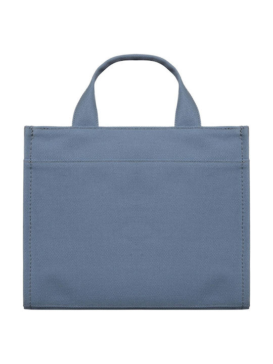 Hadlee Υφασμάτινη Γυναικεία Τσάντα Tote Χειρός Navy Μπλε