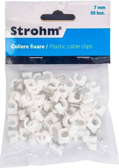 Set 50 Stück 7mm Fixierungsschellen Strohm Z-Tools Sm-chr-7