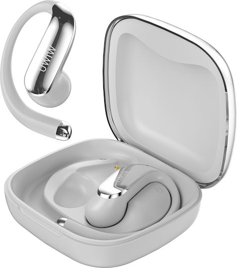 Wiwu Ai303 Earbud Bluetooth Handsfree Headphones with Charging Case Silver
