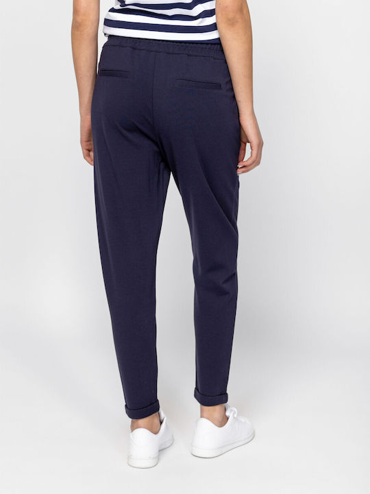 Damen Stoffhose Navy