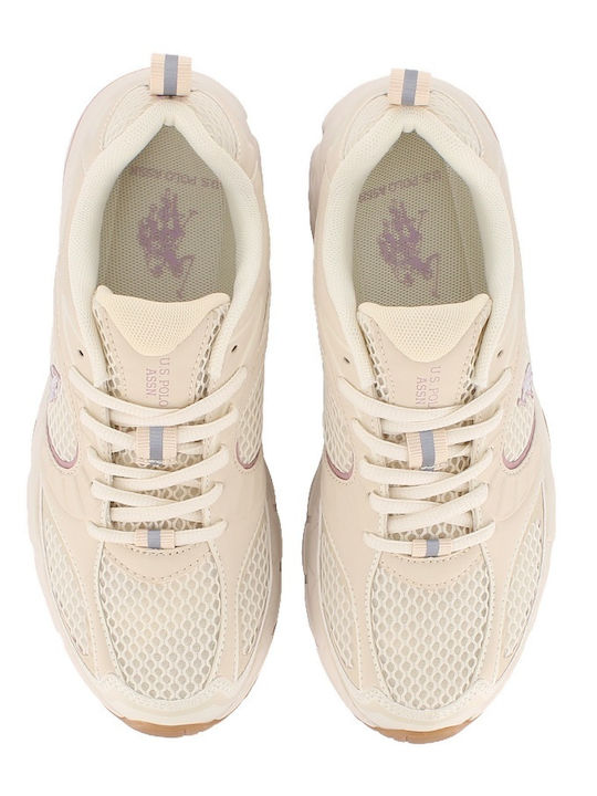Damen Sneakers Beige