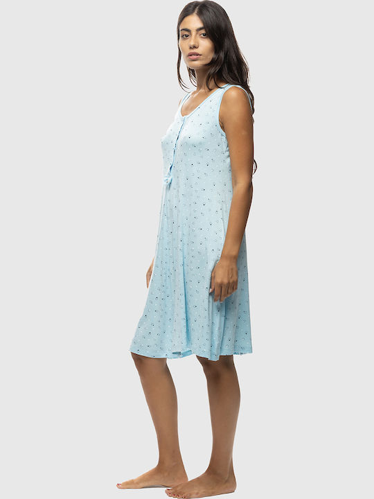 Koyote Summer Women's Nightgown Light Blue