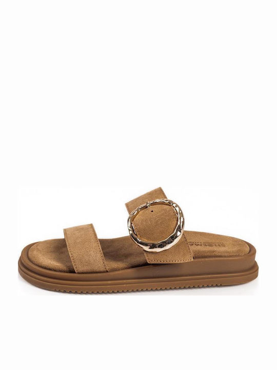 Γυναικεία Σανδάλια Flatforms Μπεζ