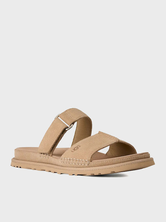 Slides Women's Flat Sandals Brown