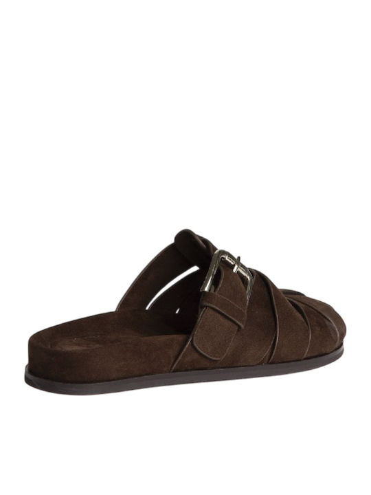 Women's Flat Sandals Brown