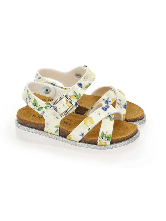 Sandale Tip Pantof Galbene