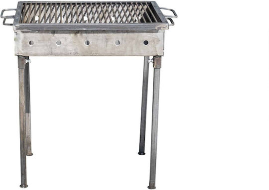 Metall-Holzkohlegrill 50x35 cm 3 mm Dicke Ext 9910