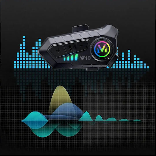 Двоен Интерком за Каска за Мотоциклет с Bluetooth