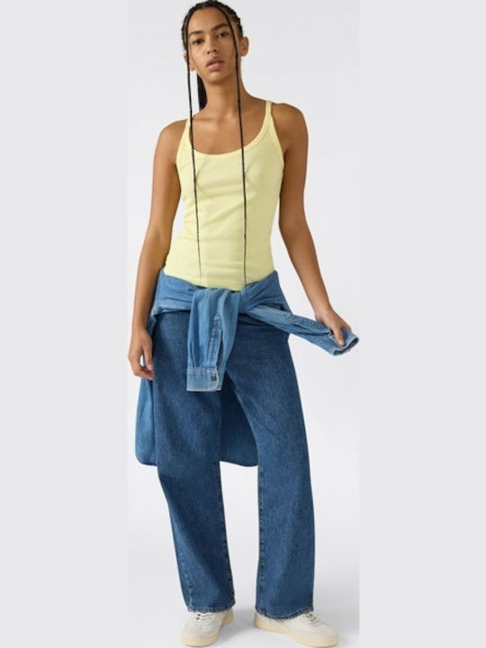 Women's Sleeveless Blouse Yellow