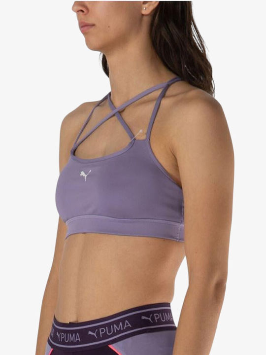 Strappy Bra Γυναικείο Αθλητικό Μπουστάκι Purple
