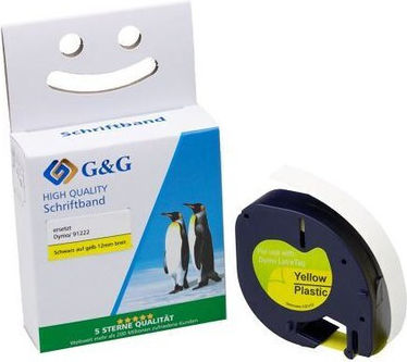 G&G Ταινία Ετικετογράφου σε Μαύρο Χρώμα