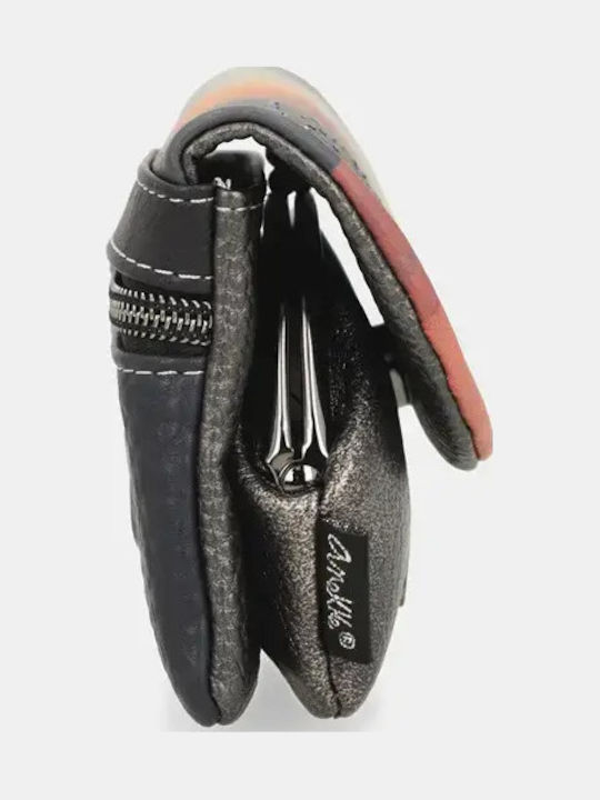 Small Women's Coin Wallet with RFID Gray
