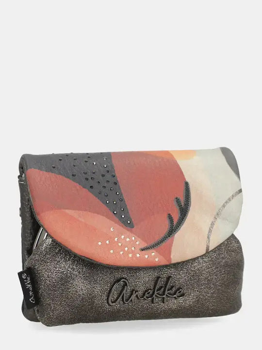 Small Women's Coin Wallet with RFID Gray