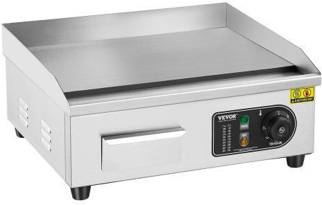 Vevor Ηλεκτρικό Πλατώ Ψησίματος 2.8kW με Λεία Πλάκα