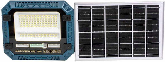 Proiector Led Încărcare Solară 200w Panou Separat Telecomandă Ip66 Z-tools Zts 8985