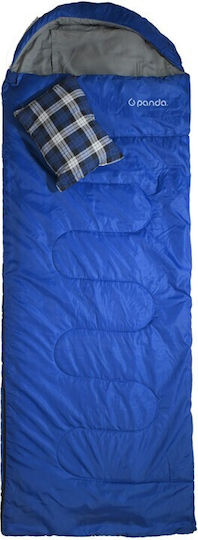 Panda Schlafsack Einzeln Blau
