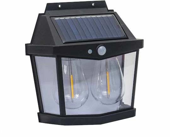 Solar Wall Lamp 2 Led Bulbs Motion Sensor 3 Light Modes Zts 8193