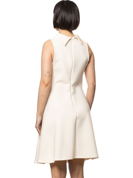 Summer Mini Beige Dress