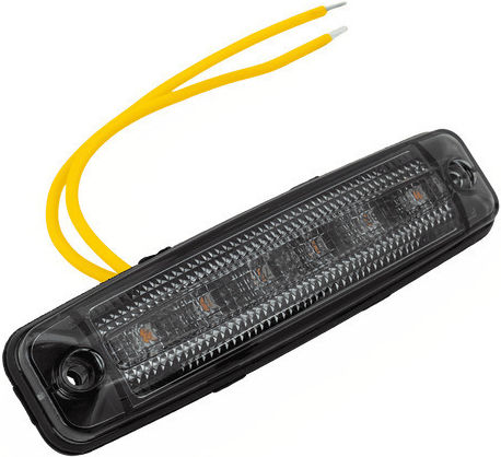 Led Side Truck Volume Light Tinted Fristom 6 Smd Led Orange 12v30v