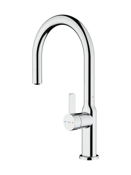 Teka Kitchen Faucet Counter Silver