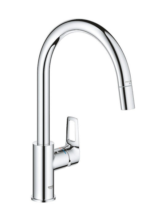 Grohe Смесител За Кухня Настолен Сребрист
