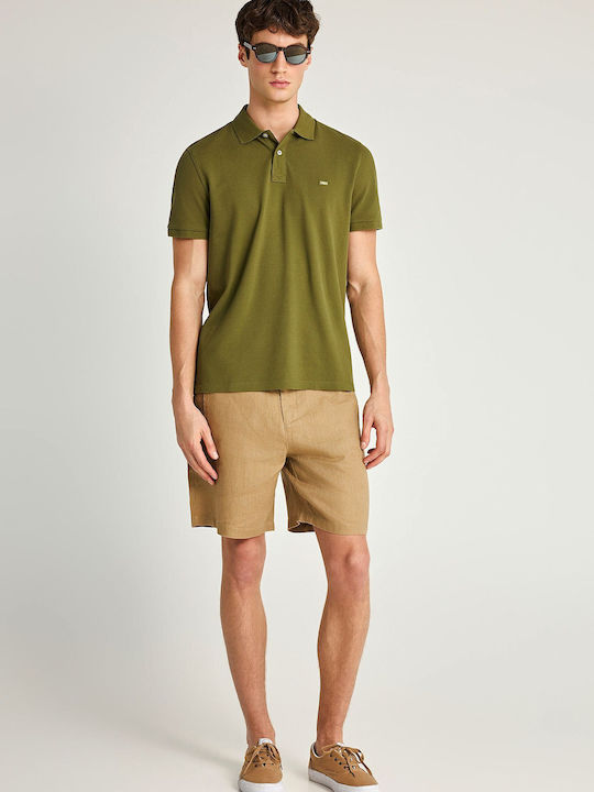 Herren Shorts Chino Beiges