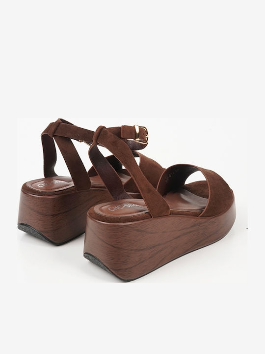 Women's Brown Summer Platforms