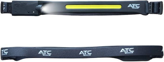 ATC ATC LED Kopf Taschenlampe IPX4 mit Maximaler Helligkeit 350 Lumen