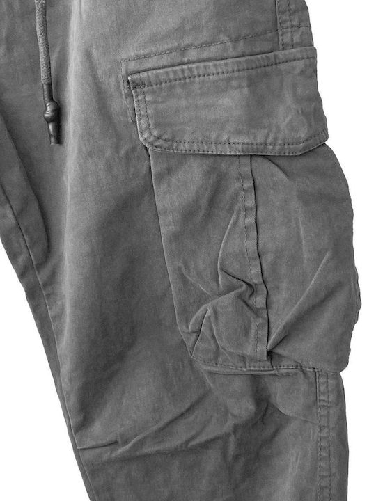 Cargo Elastic Gray Trousers