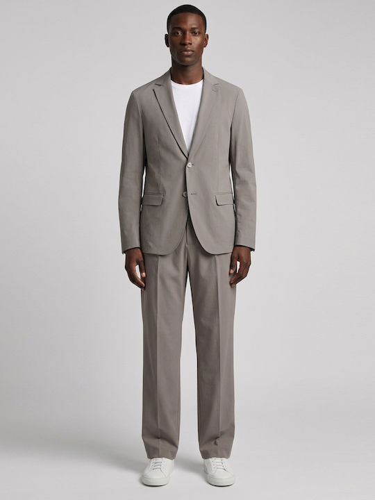 Chino Trousers In Relaxed Fit Elephant