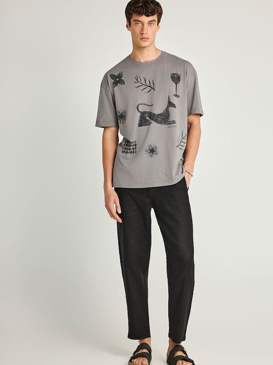 Funky Buddha Παντελόνι Chino Μαύρο