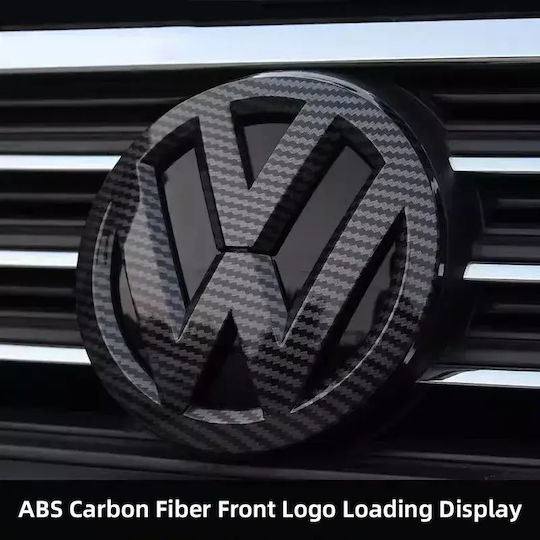 Cover for Volkswagen Golf 6 Mk6 2009-2012 Bonnet Logo Carbon Aif605