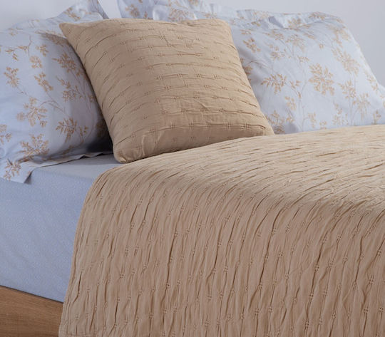 Nef-Nef Homeware Foxy Pique Double Blanket 230x250cm Yellow