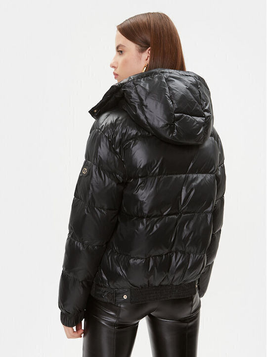 Jachetă Puffer Lungă de Damă pentru Iarnă Negru
